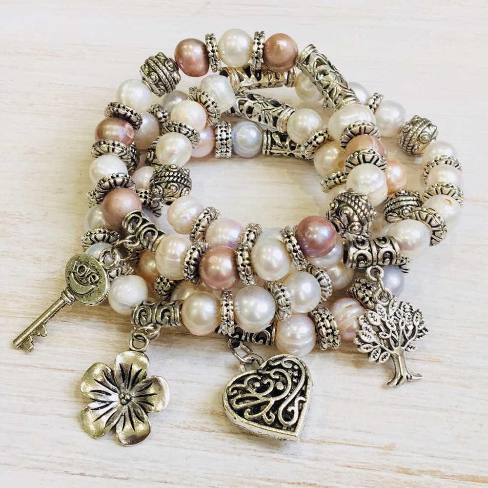 Freshwater Pearl Stretch Bracelet